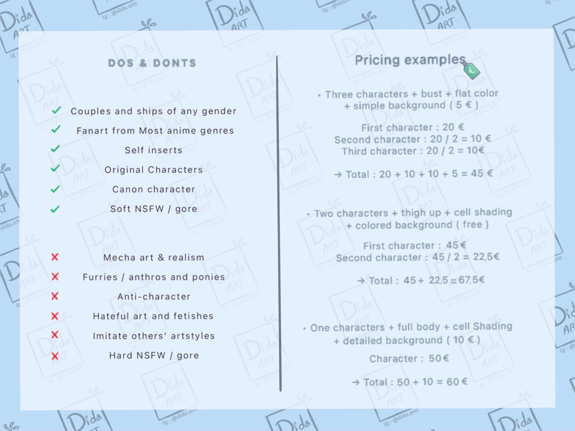 DOs & DONTs / Examples